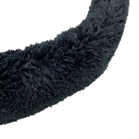 PRADA Terry Triangle 1NE043 Black White Pile/chemical fiber Unisex Handbag - Picture 12 of 14